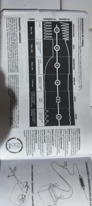Cargador CTEK XS 0.8 Mantenimiento Batería