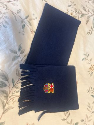 Bufanda FC Barcelona niño azul