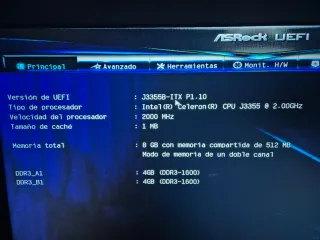 Ordenador Intel Celeron + 8GB RAM + 1TB
