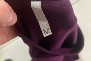 Maglia donna viola manica a campana