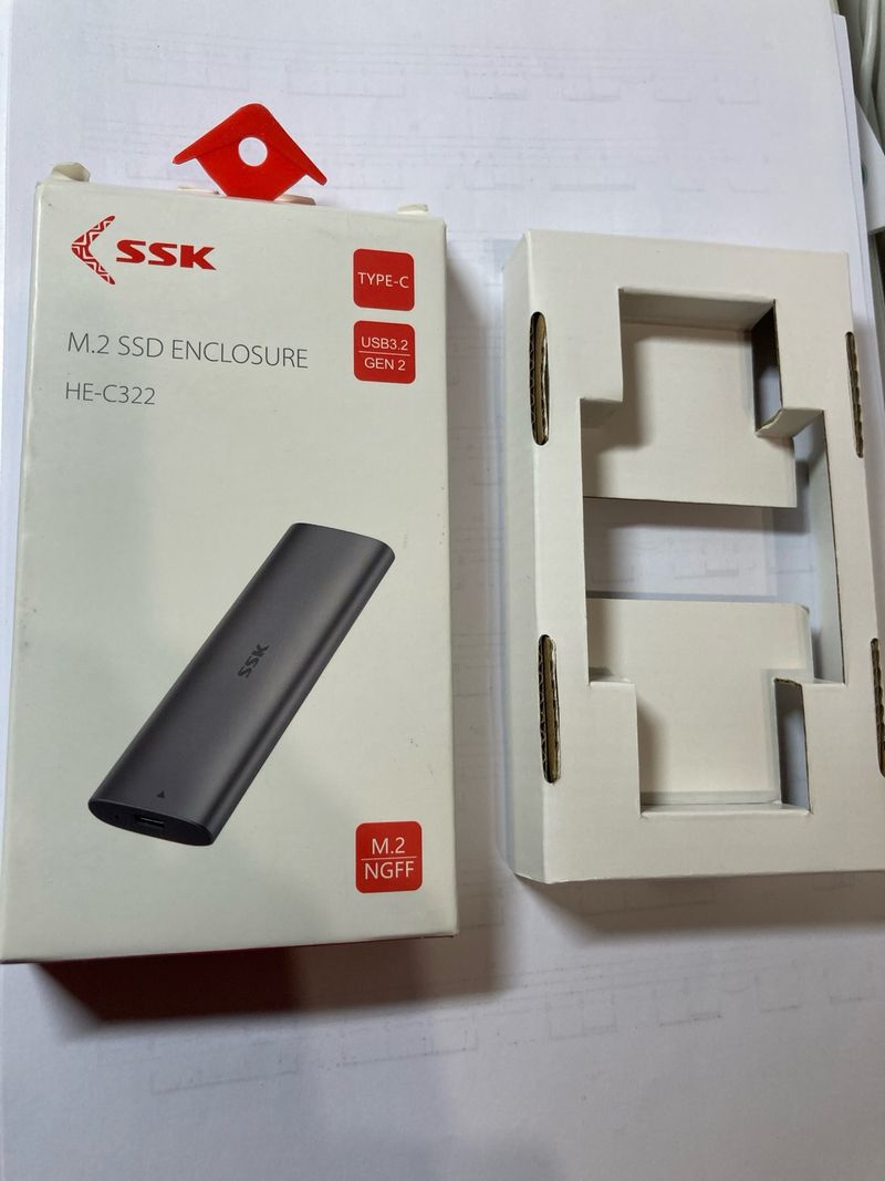 Carcasa SSK M.2 SATA/NVME afbeelding 2