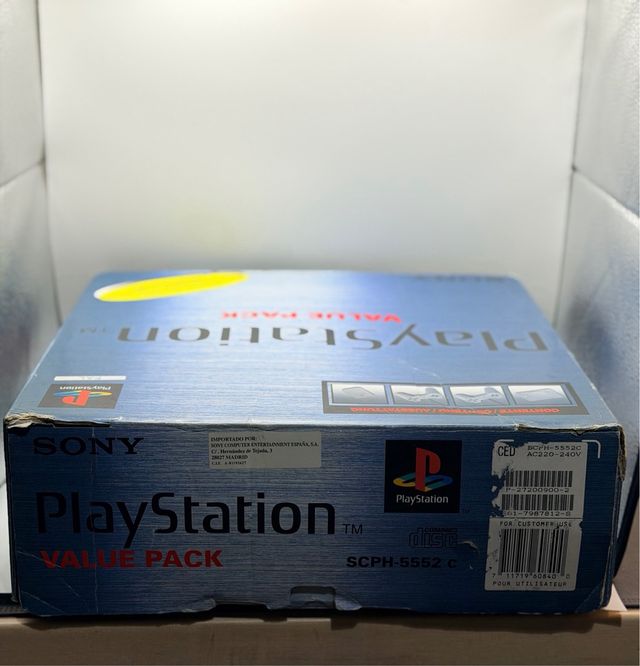 Caja PlayStation 1 Value Pack PAL