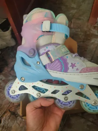 Patines Infantiles Sirenas con luces NemoneT/32-36