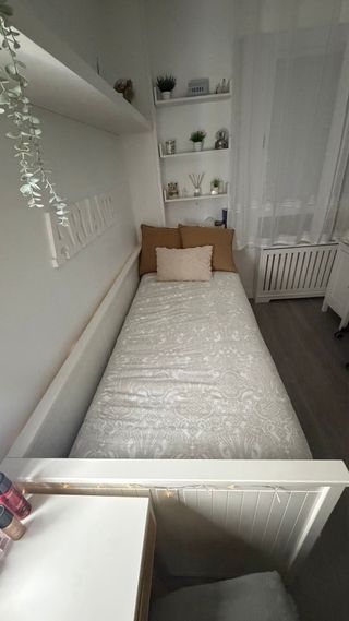 Cama nido blanca con cajones