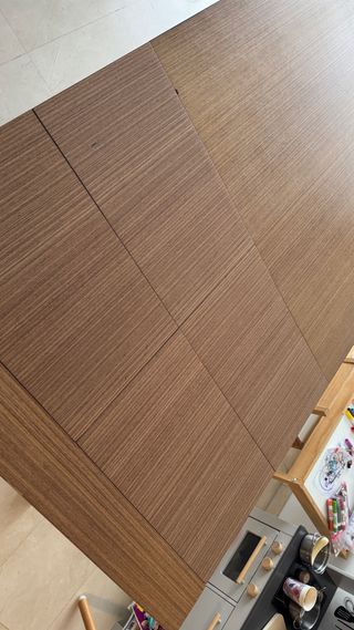 Mesa extensible de madera