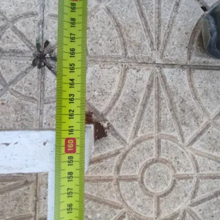 Reja de hierro blanca