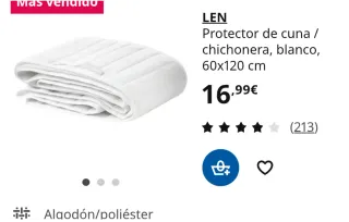 Cuna de bebé IKEA