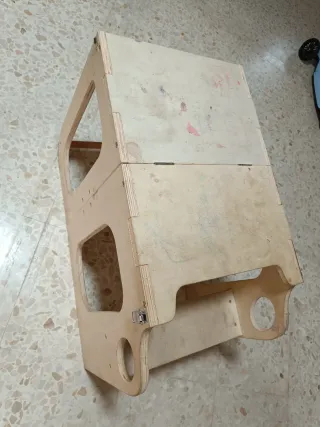 Torre aprendizaje Montessori madera dos en uno