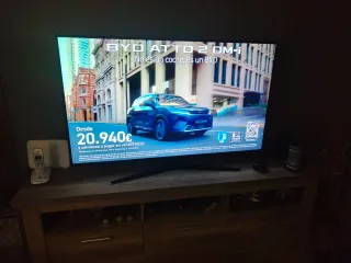 TV JVC 55 Negra y Marrón