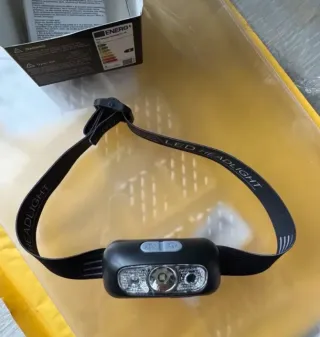 Linterna Frontal LED Recargable USB