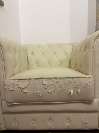 Sofá Chester Beige/Blanco