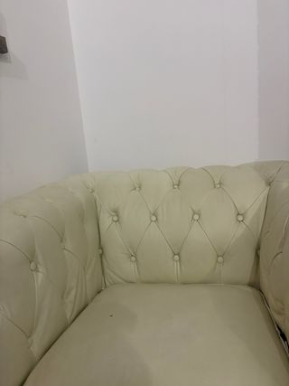 Sofá Chester Beige/Blanco