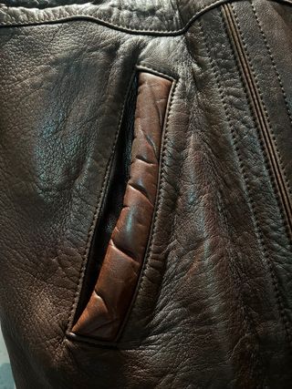 Chaqueta de piel para hombre