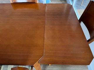 Mesa de haya 90x120, extensible