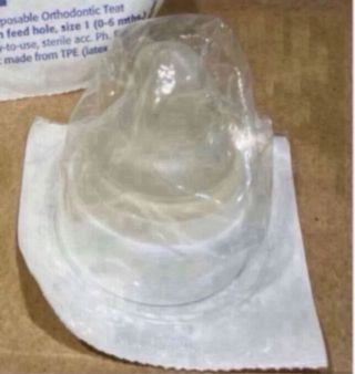 30 Tetinas NUK tipo hospital Talla 1 (0-6 meses)