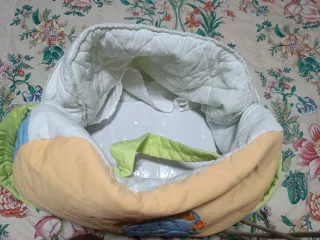 Bolso carro bebé con dibujo de vaca