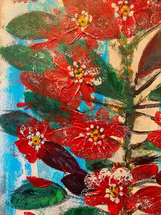 Dipinto Stelle di Natale