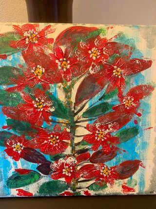 Dipinto Stelle di Natale