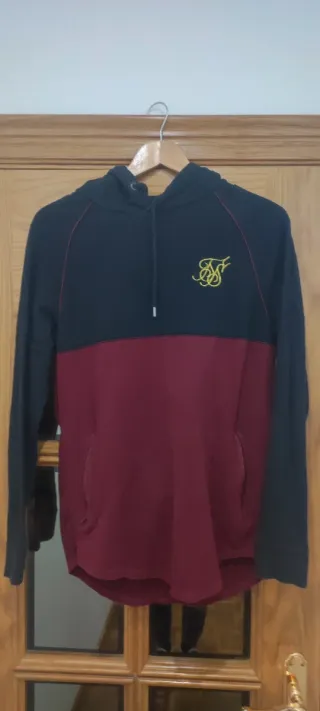 Sudadera SikSilk Negra y Roja