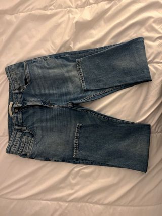 Jeans Mango Talla 48 Azul