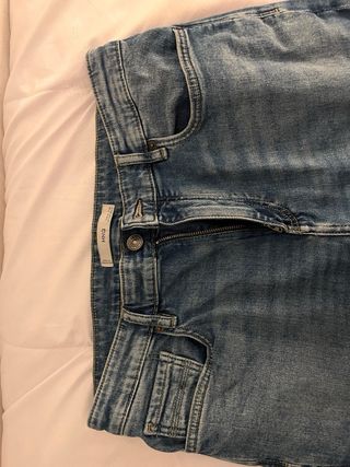 Jeans Mango Talla 48 Azul