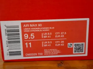 Nike Air Max 90 Zapatillas Azul Naranja