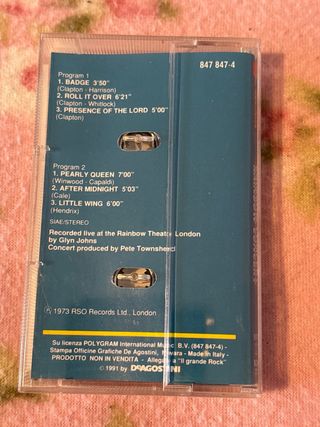 Musicassetta Eric Clapton Rainbow Concert