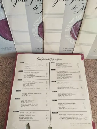 Caja 12 Vinilos Gran Festival Música Selecta