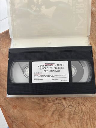 VHS Jean Michel Jarre - Coleccionistas!