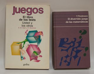 LOTE DE 10 LIBROS DE ENIGMAS, JUEGOS MATEMATICOS..