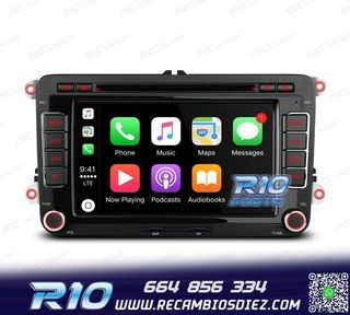 RADIO GPS ANDROID 13 PARA VOLKSWAGEN VW SEAT SKODA TOURAN 7"