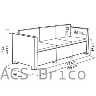 Muebles Jardín Diva Tropea Grafito