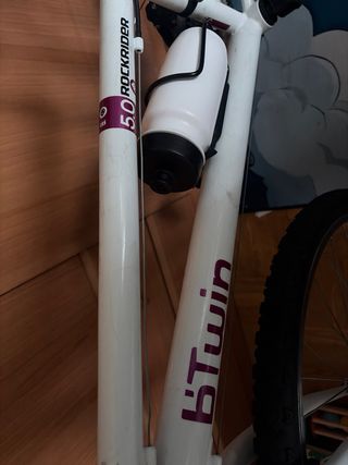 Bicicleta BTWIN blanca