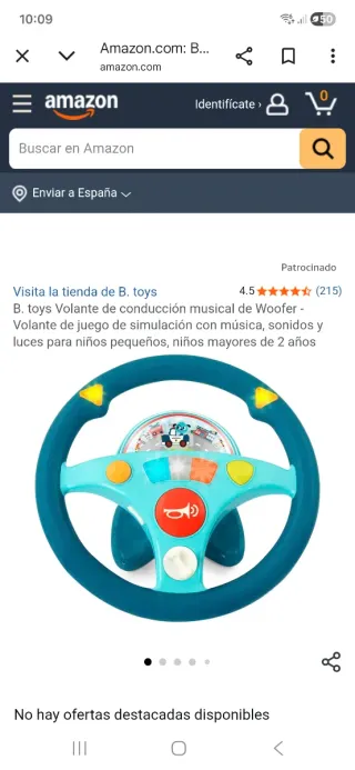 Volante infantil musical