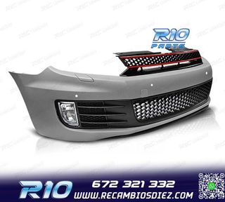 PARAGOLPES DELANTERO VOLKSWAGEN VW GOLF 6 08-12 PDC LOOK GTI