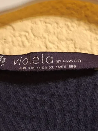 Camiseta Violeta by Mango Talla 50/52
