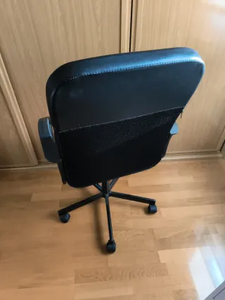 Silla de oficina Ikea negra