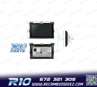 RADIO GPS ANDROID 12 PARA TOYOTA LAND CRUISER 02-09