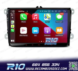 RADIO GPS ANDROID 11 PARA VOLKSWAGEN VW SEAT SKODA HEXA-CORE