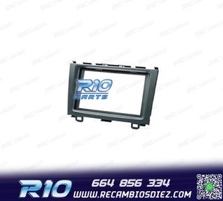 MARCO NEGRO RADIO 2-DIN PARA HONDA CR-V 07-11