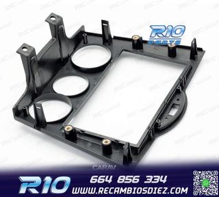MARCO NEGRO BRILLO RADIO 2-DIN PARA MAZDA RX-8 03-08 AIRE AC