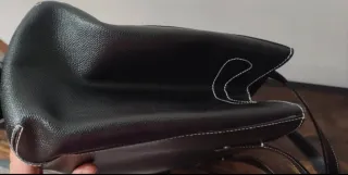 Borsa a mano Navyboot in pelle nera