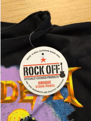 Maglietta Crop Top Megadeth Donna