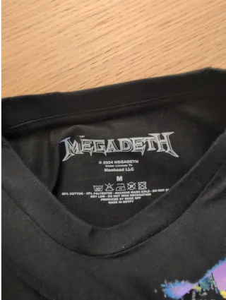 Maglietta Crop Top Megadeth Donna