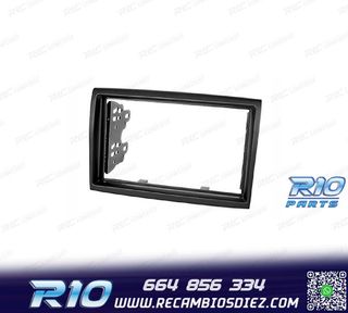 MARCO NEGRO RADIO 2-DIN PARA CITROEN JUMPER PEUGEOT BOXER FI