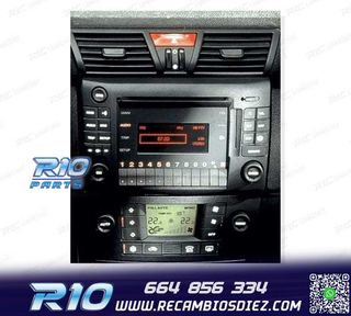 MARCO NEGRO PARA RADIO 2-DIN PARA FIAT STILO
