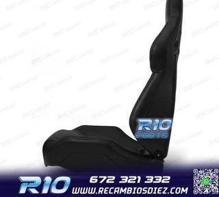 ASIENTO BAQUET UNIVERSAL CUERO NEGRO ESTILO SPORTSTER