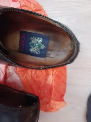 Scarpe Hobbs Nere con Doppia Fibbia