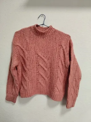 Jersey Bershka rosa talla XS