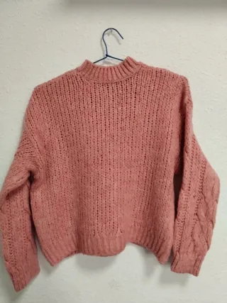 Jersey Bershka rosa talla XS